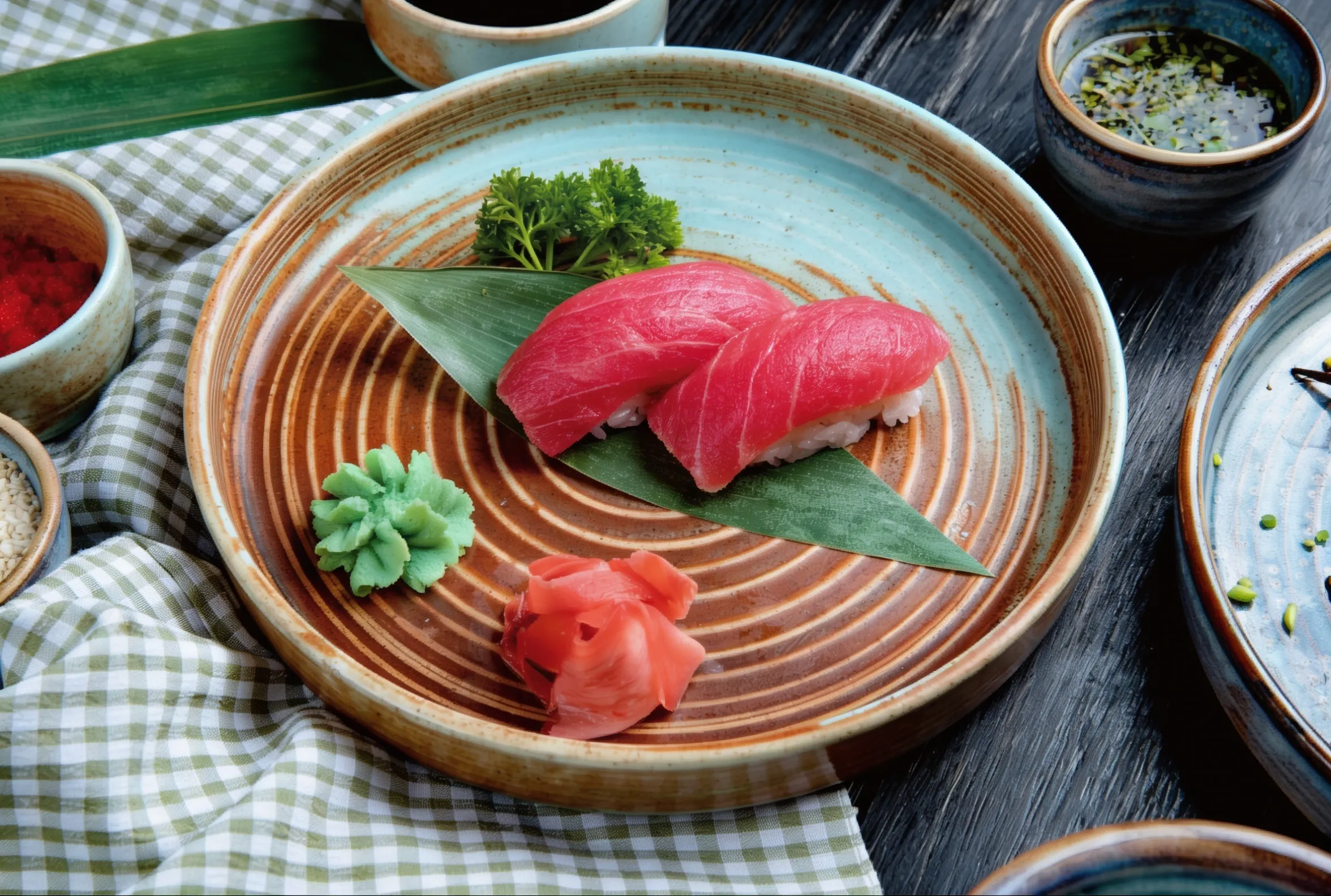 マグロ中トロの握り